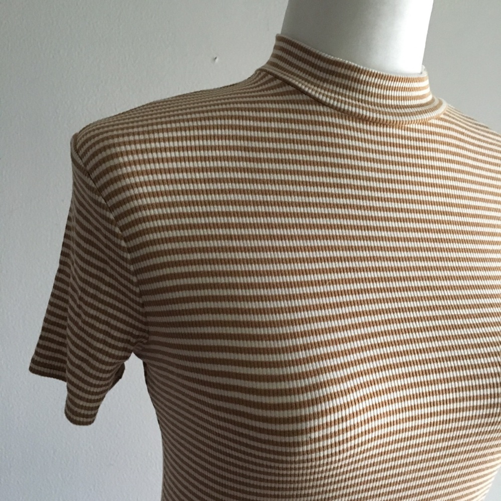 Forever 21 Bodysuit Striped